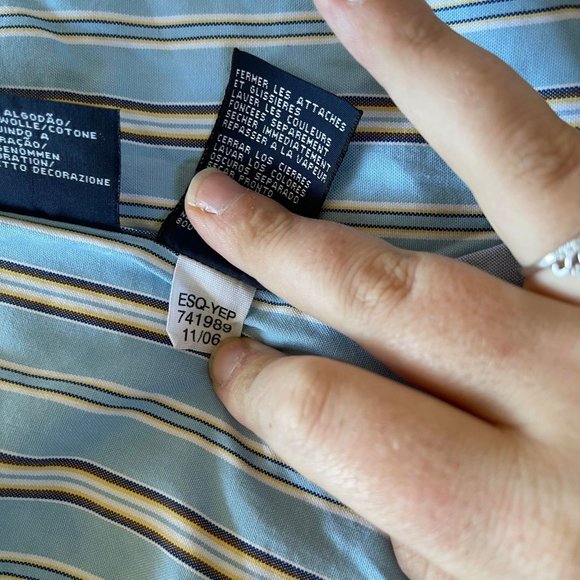 Men's Tommy Hilfiger Long sleeve button up Shirt Size XXL O67 - Picture 8 of 8